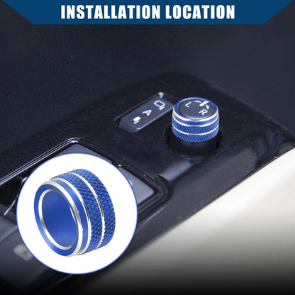 Rear View Mirror Switch Knob Cover for Toyota Sienta (2015–2023) Blue