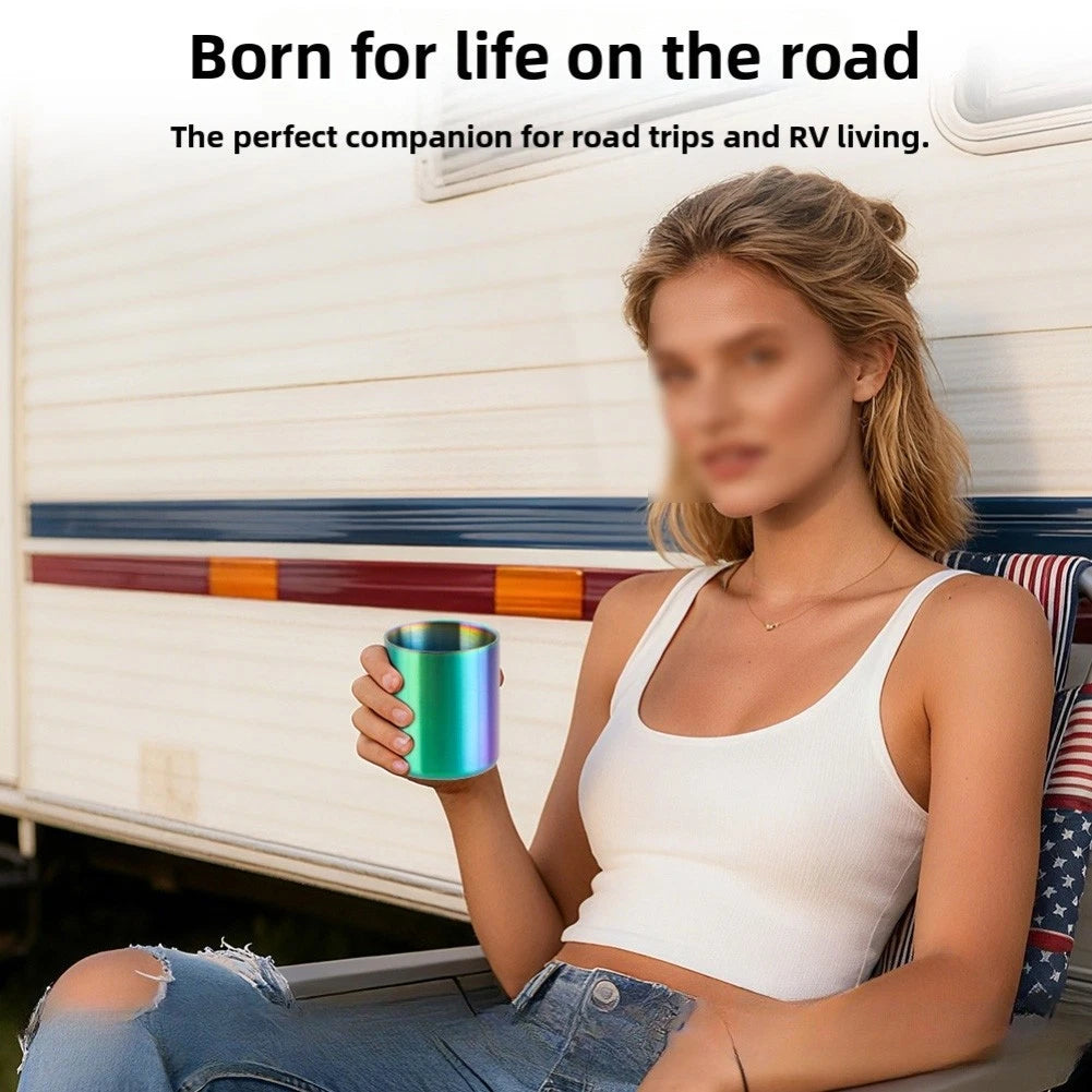 Double-layer Handleless Cup - Lightweight & Portable