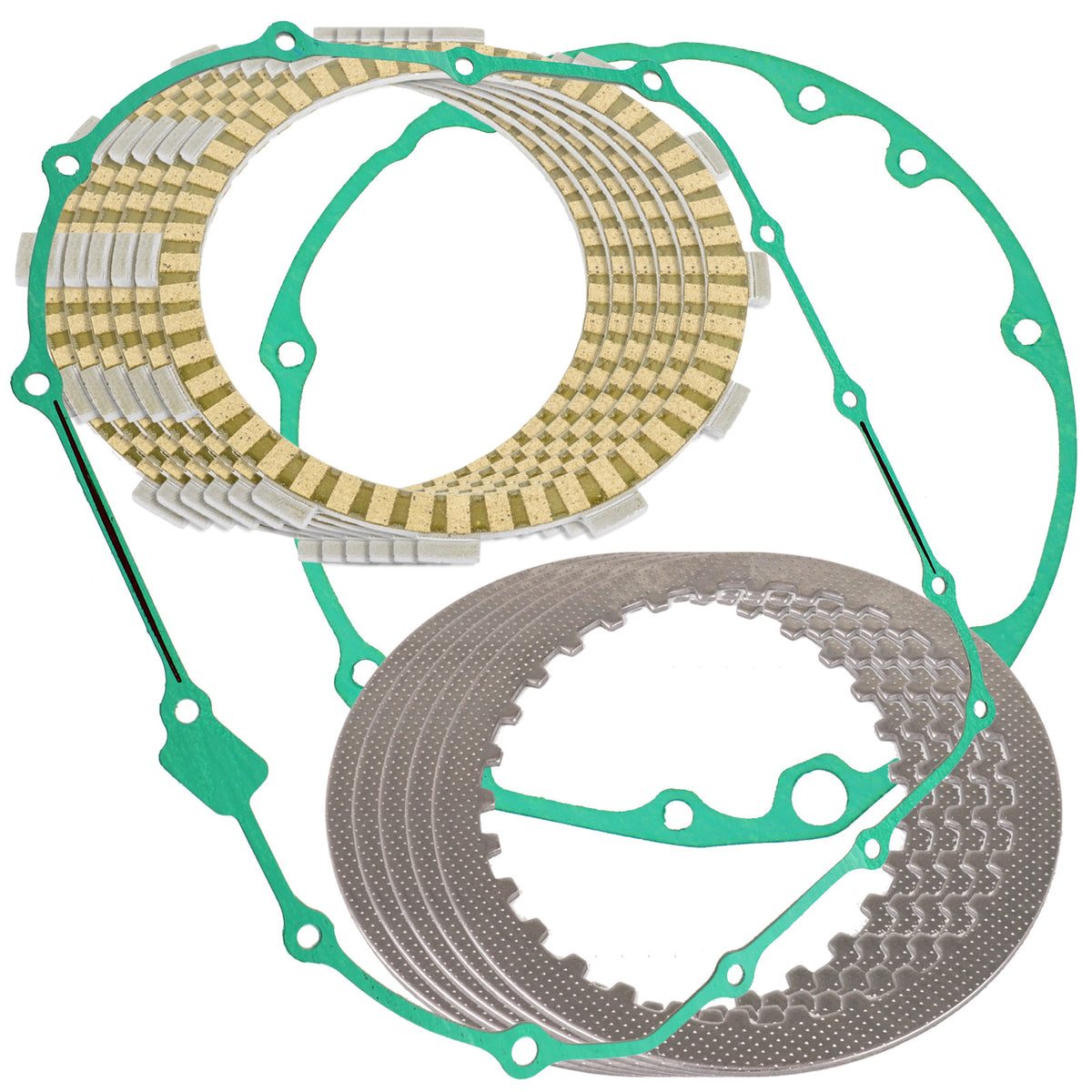 Clutch Friction Plates and Gaskets Replacement for Honda VT1100C Shadow 1985–1992
