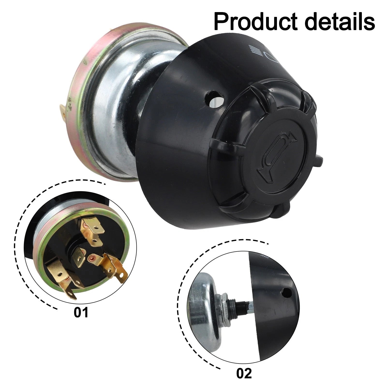 Replacement Light for Massey Ferguson Tractor Horn Switch 1668816M1