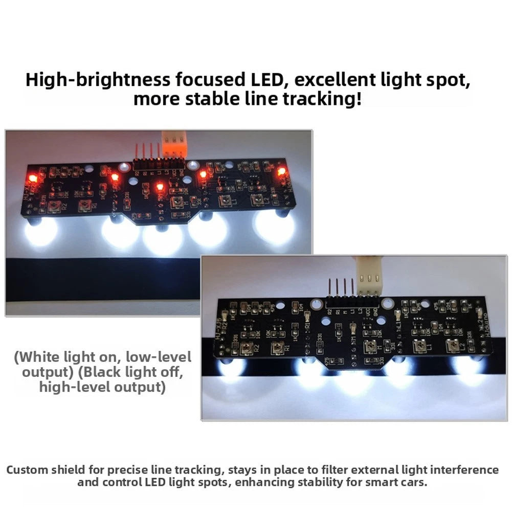 5 Channel Line Tracking Sensor Module for Light Interference
