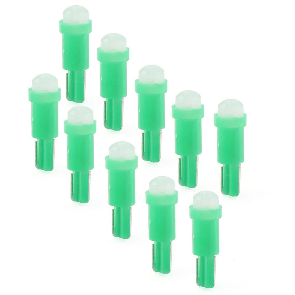 T5 Green SMD Dashboard Gauge Bulbs for Car (Universal)