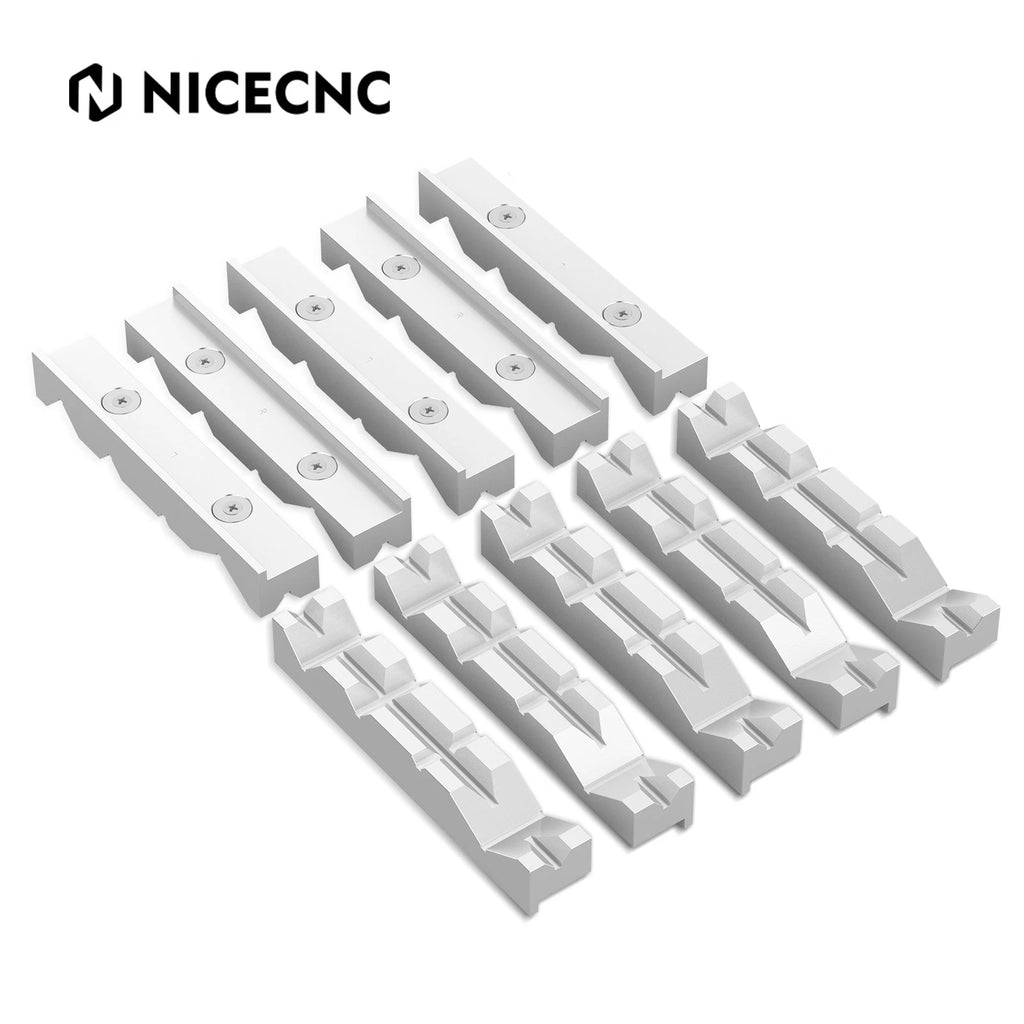 10pcs V Shape Soft Jaws for Kurt 8" Vise (Fits Chick)