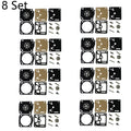 Set of 8 Carburetor Gasket Kits for Dolmar PS630 PS6400 PS7300 PS7900 RB-201
