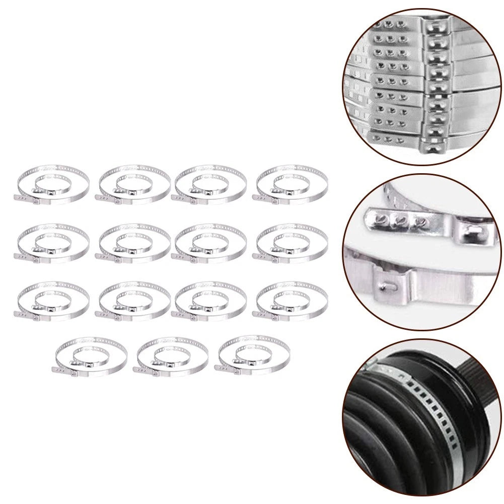 30pcs Clamp Set for Securing Various Tubes and Pipes