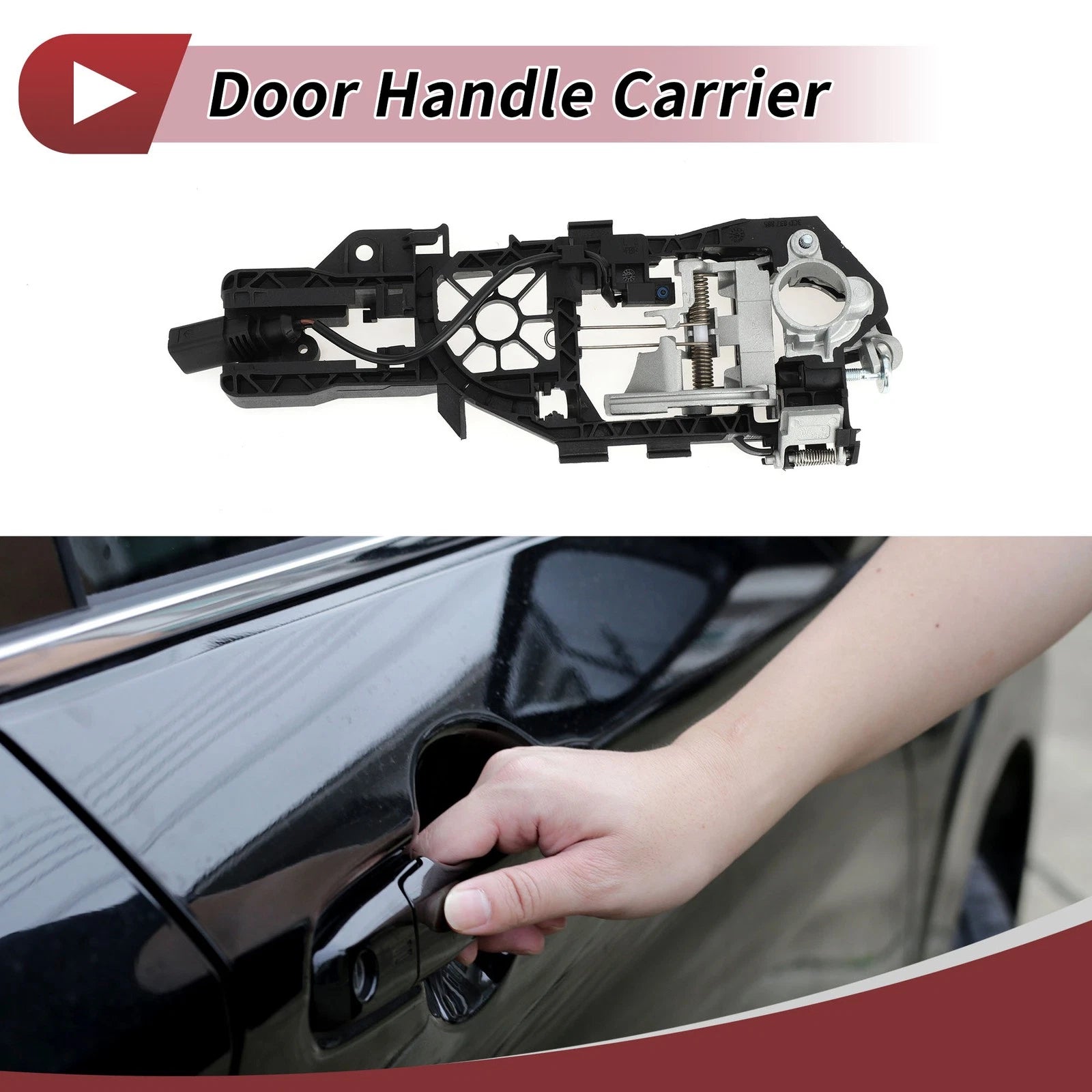 Front Left Door Handle Carrier for Volkswagen CC 2009–2017
