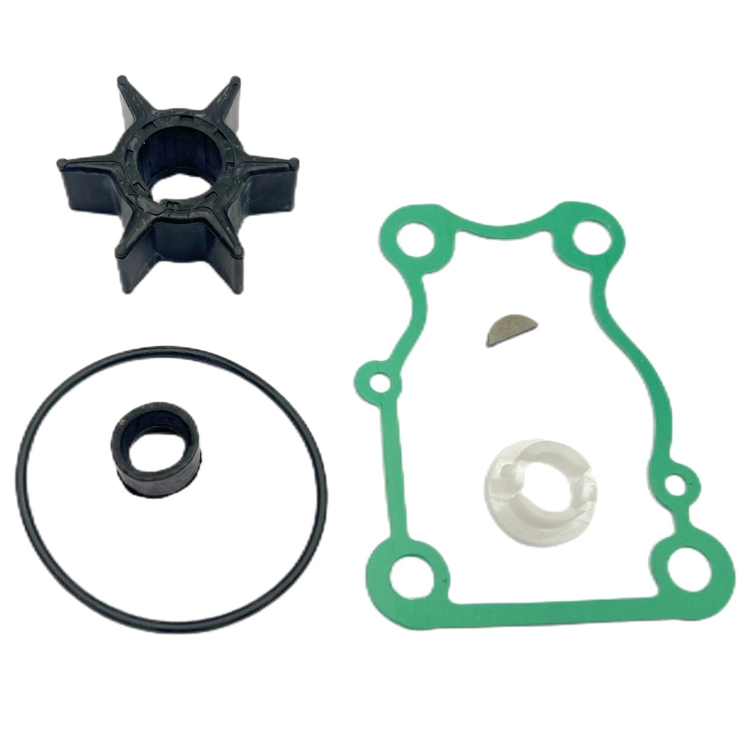 Water Pump Impeller Kit for Yamaha 4-Stroke F 40 50 60 HP (1999–2023) 63D-W0078-00