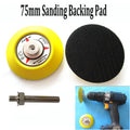 75mm Hook & Loop Backing Pad for AU Sanding Polishing Disc with Drill Attachment