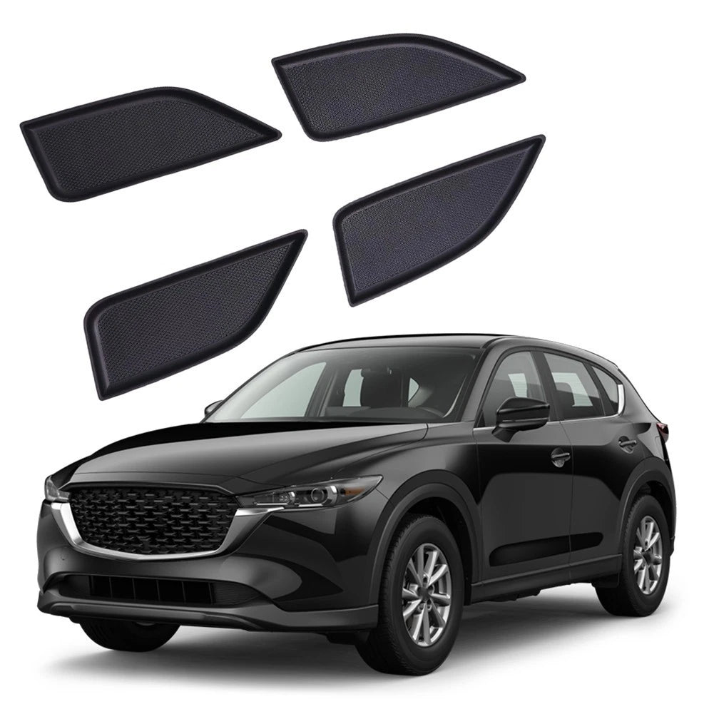 Black Silicone Door Pocket Pad for Mazda CX-5 (2012–2017)