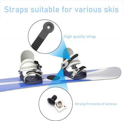 Replacement Straps for Snowboard (Complete Kit)
