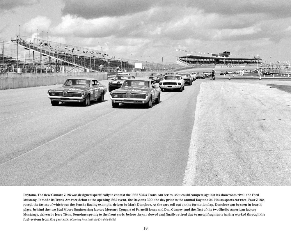 Racing Camaro IROC Sunoco Book for Camaro (1966–1984)