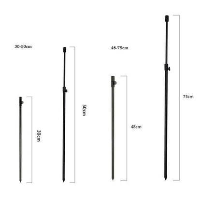Adjustable Fishing Rod Pod Rest 30-50cm & 48-75cm Aluminum Alloy
