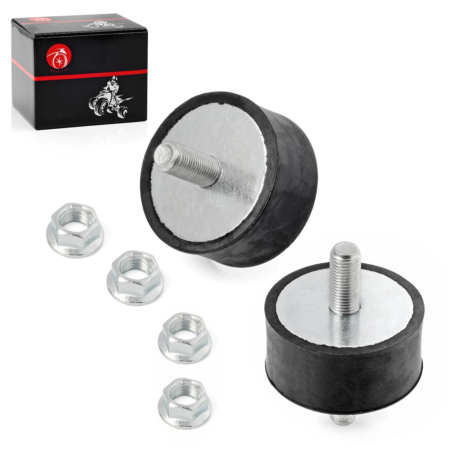 2 Engine Motor Top Mount Isolator for Polaris Ranger 400 425 500 700 800 (2000–2017)