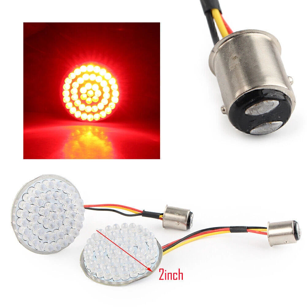2X LED Rear Turn Signal Lights 1157 for Harley Touring (US)