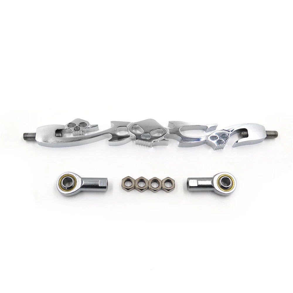 Chrome Skull Billet Shift Linkage for Harley Davidson Softail FXST (1999–2023)