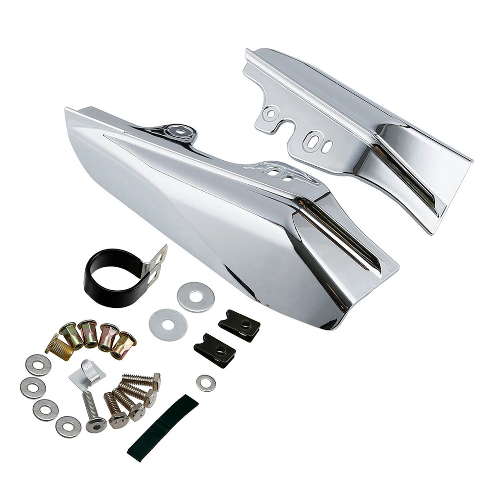 Chrome Mid-Frame Air Deflectors for Harley Electra Glide (2001–2008)