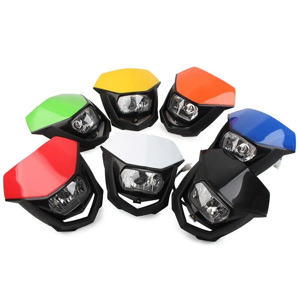 Universal Headlight Fairing for Supermoto Dirt Bike - Green
