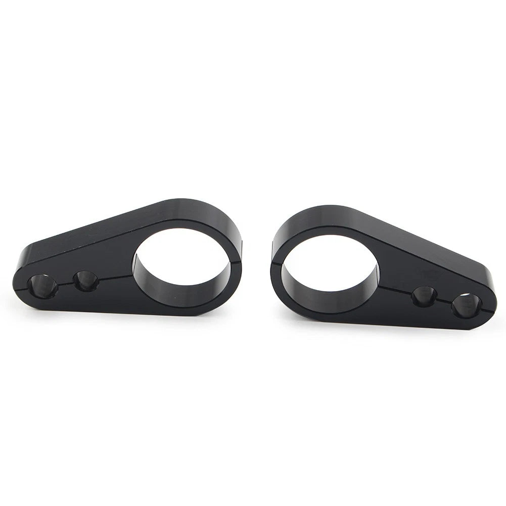 2X Brake Clutch Cable Wire Clamp Clip for Harley 1-1/4" Handlebar