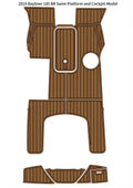 EVA Foam Teak Flooring Mat for Bayliner 185 BR (2010)
