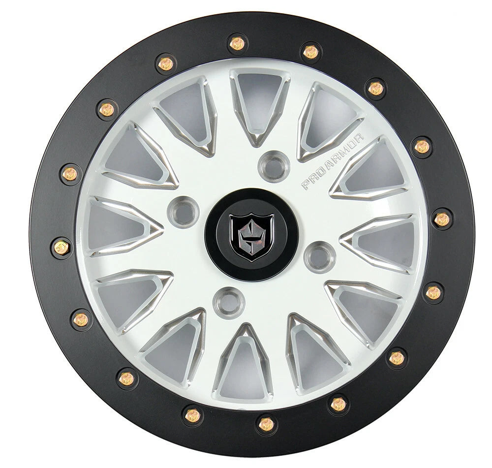 Pro Armor Halo Milled Beadlock Wheel Rim for UTV (15x7, 4/136, 4/137)