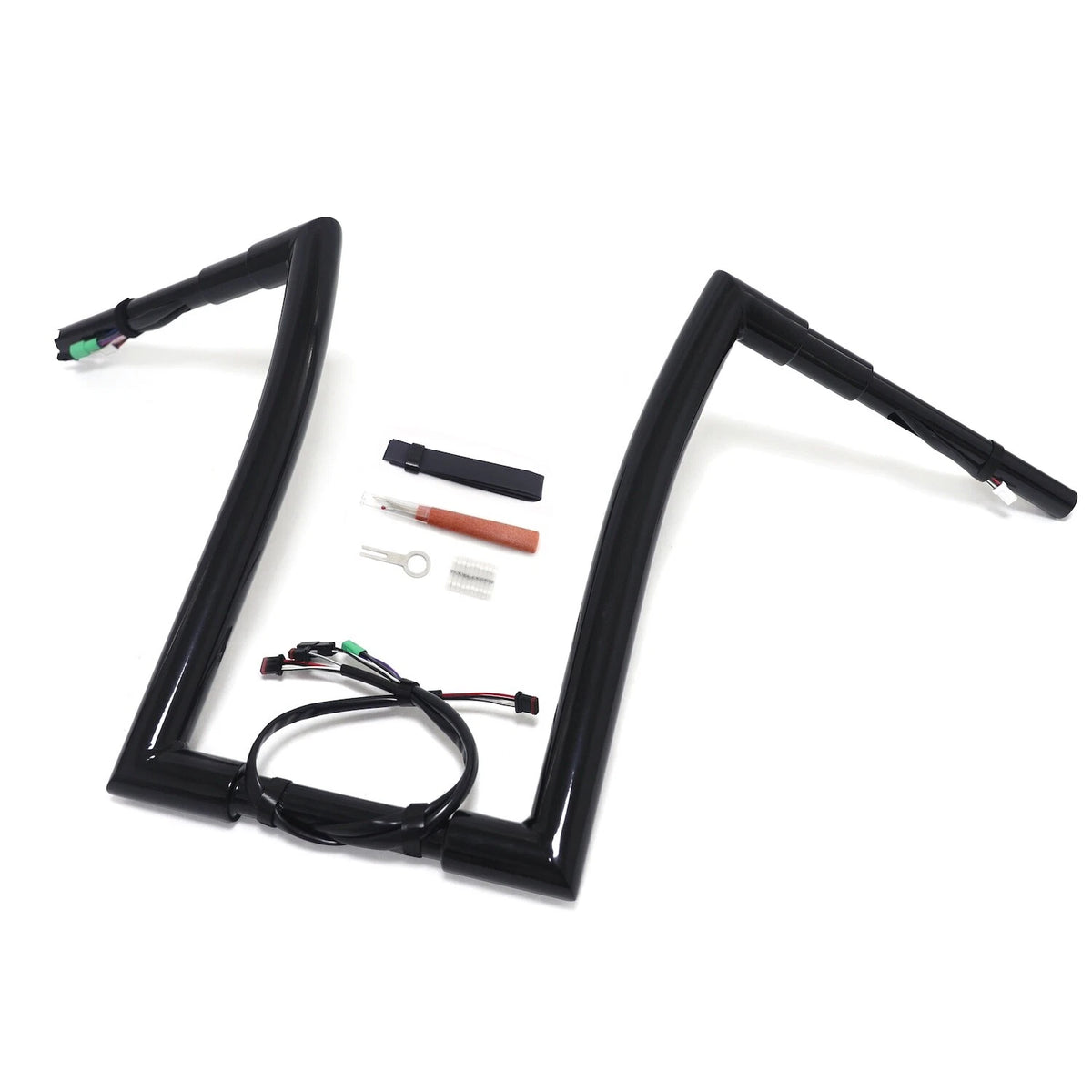 12" Prewired 1.5" Ape Hanger Handlebar for Harley Road King FLHR FLHRC (2014–2015)