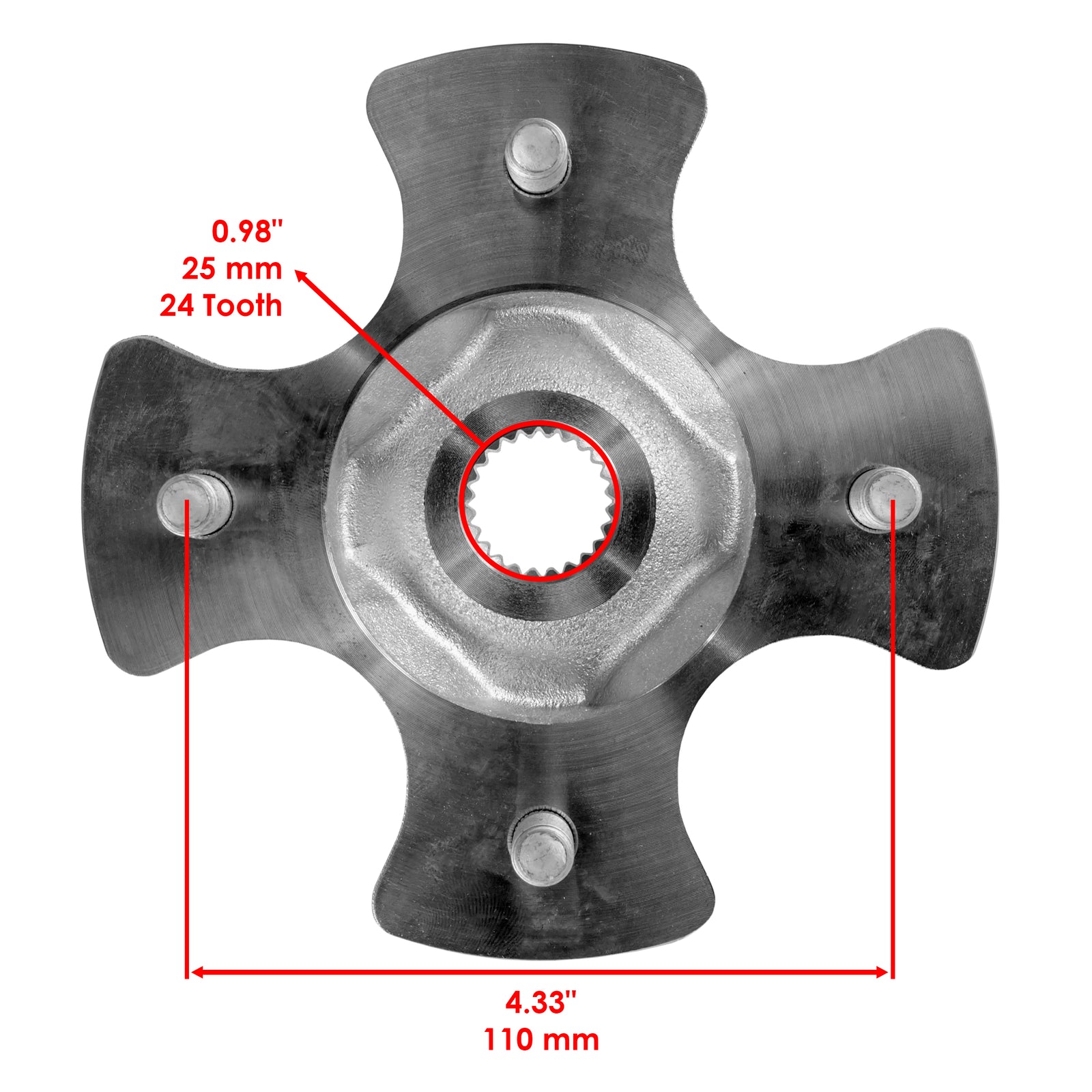 Rear Wheel Hub Left or Right for Honda Foreman Rubicon 500 (2015–2019)