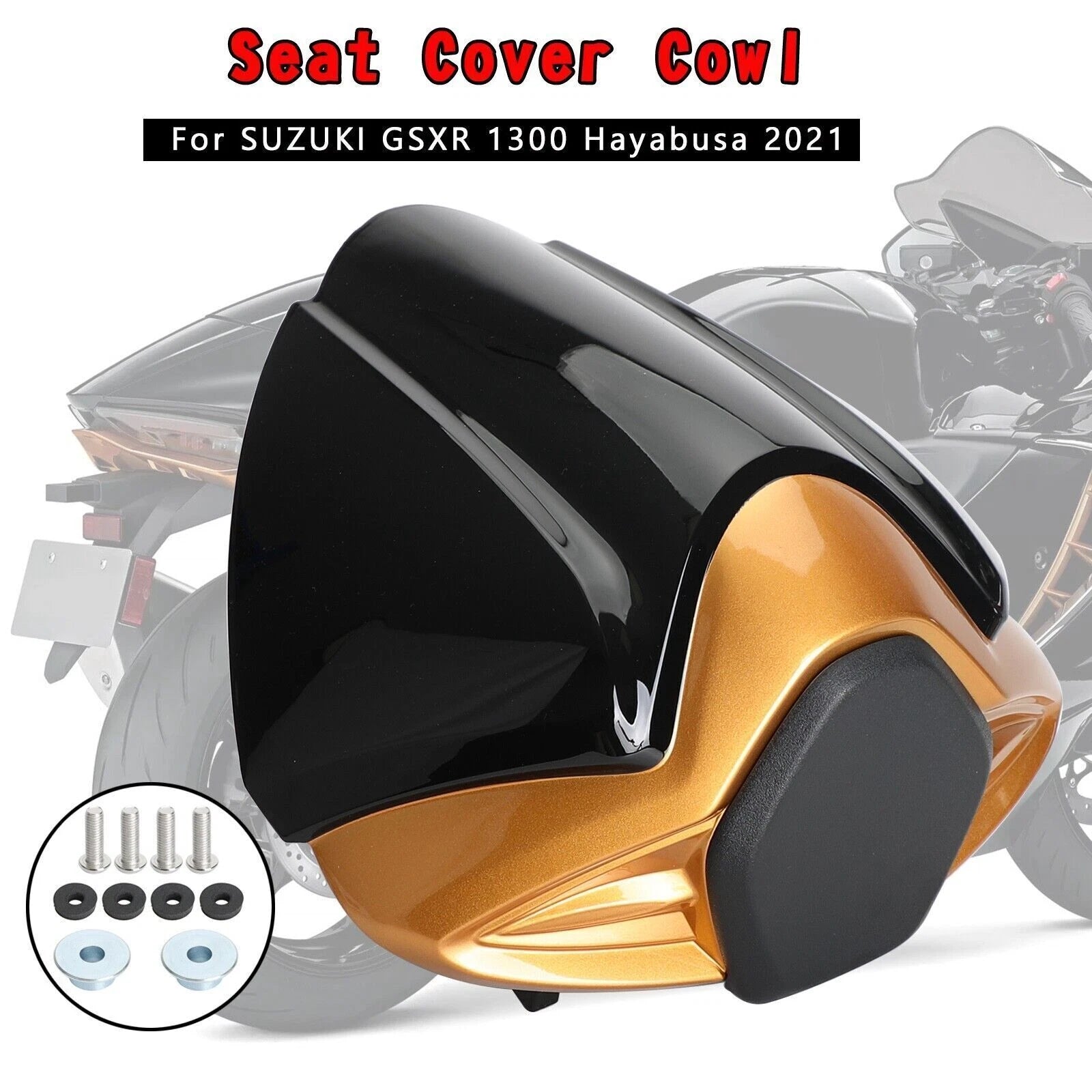 Rear Seat Fairing Cover for Suzuki GSX-R1300 Hayabusa (2021–2024) Gold