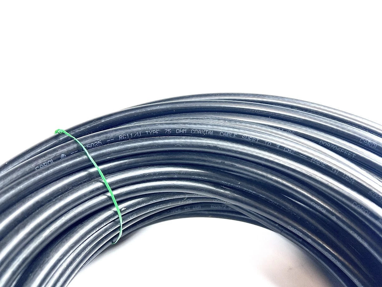 Coaxial Cable RG11/U 75 Ohm for Various Applications (160Ft)