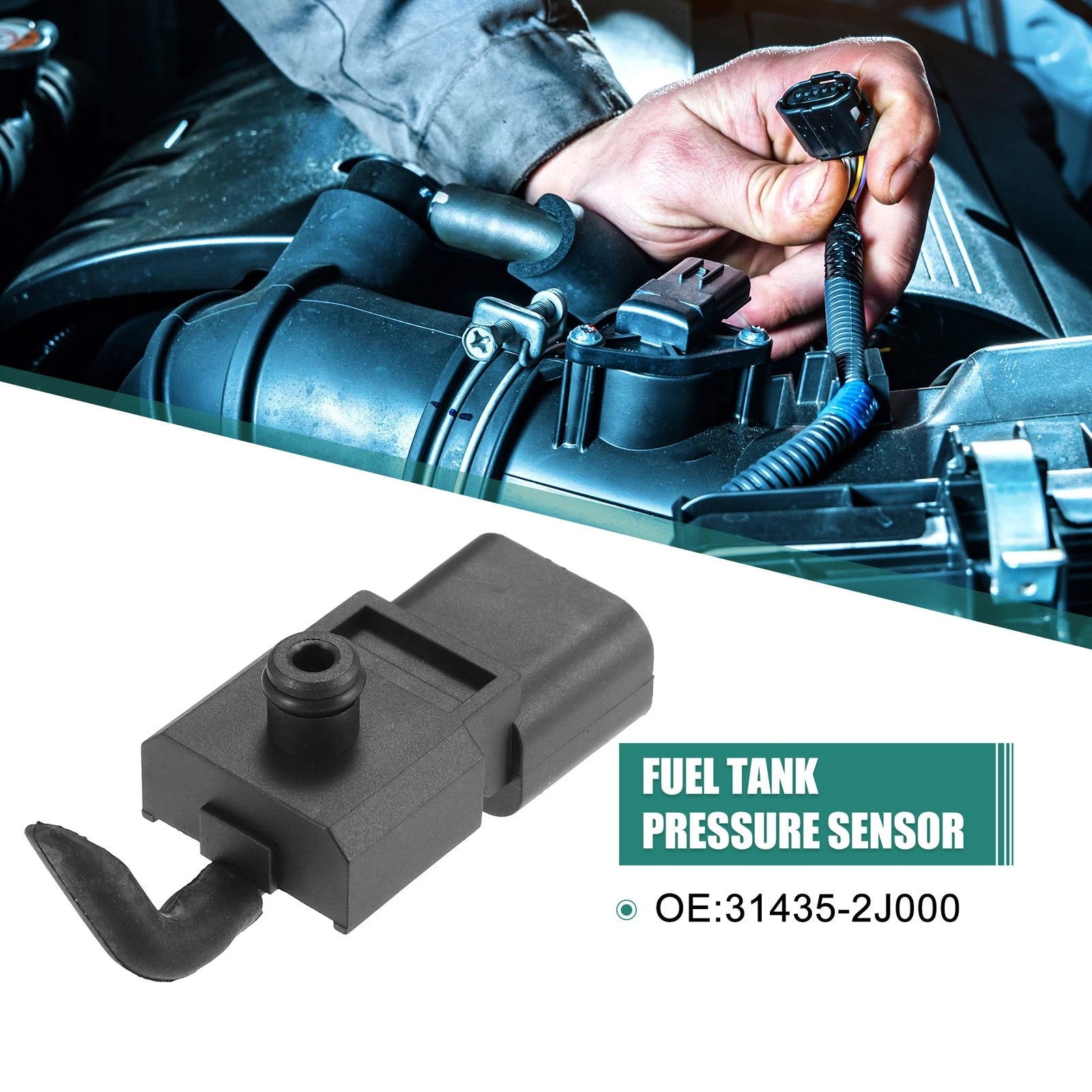 Fuel Tank Pressure Sensor OEM Replacement for Hyundai Accent 1.6L (2012–2022)