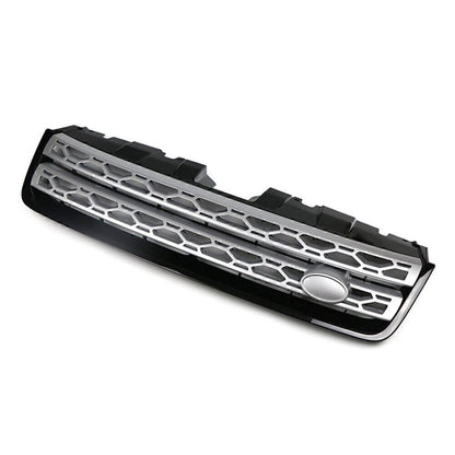 Upper Bumper Mesh Grille for Land Rover Discovery Sport (2015–2019) Black Silver