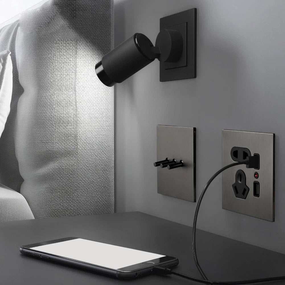 Matte Gray Stainless Steel Toggle Switch Socket Panel for 86mm Wall Mount