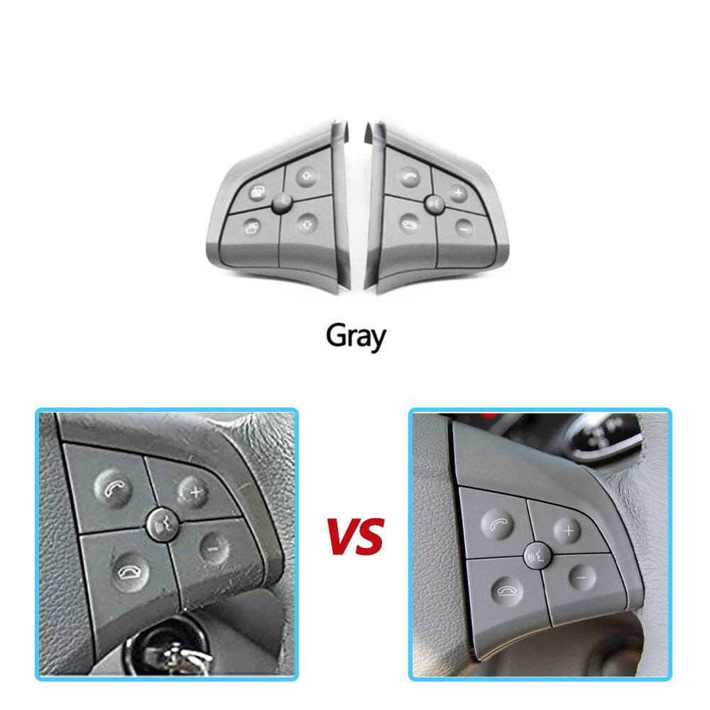2X Steering Wheel Control Switch for Benz W164 ML GL (2006–2012)
