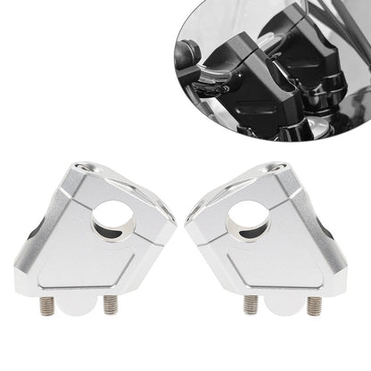 Handlebar Mount Clamp Riser for Honda Kawasaki (7/8" 22mm)