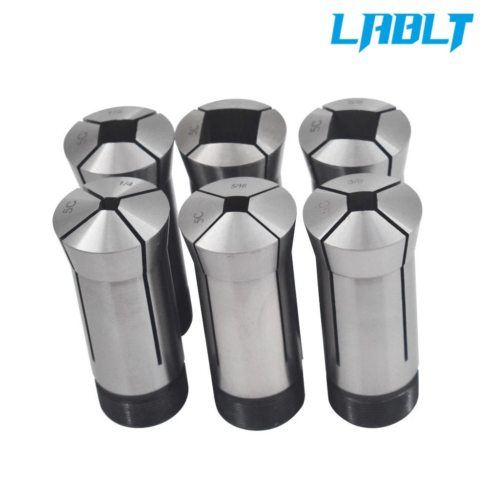 6PCS Square Collet Set for LABLT (1/4'', 5/16'', 3/8'', 1/2'', 5/8'', 3/4'')