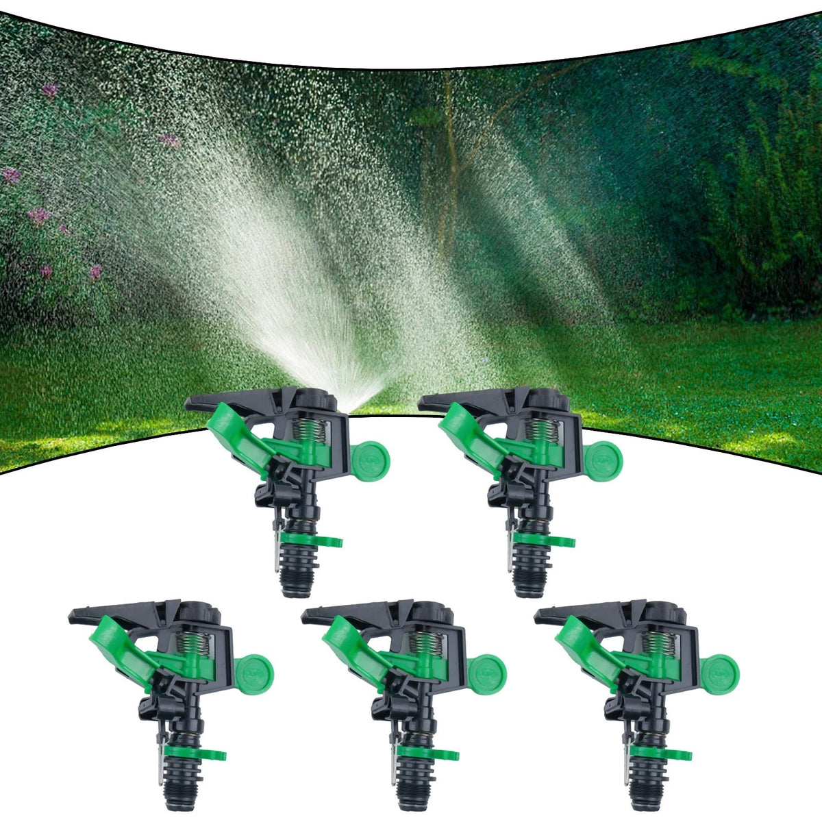 5pcs 1/2NPT Male Thread Sprinkler for Lawn & Garden