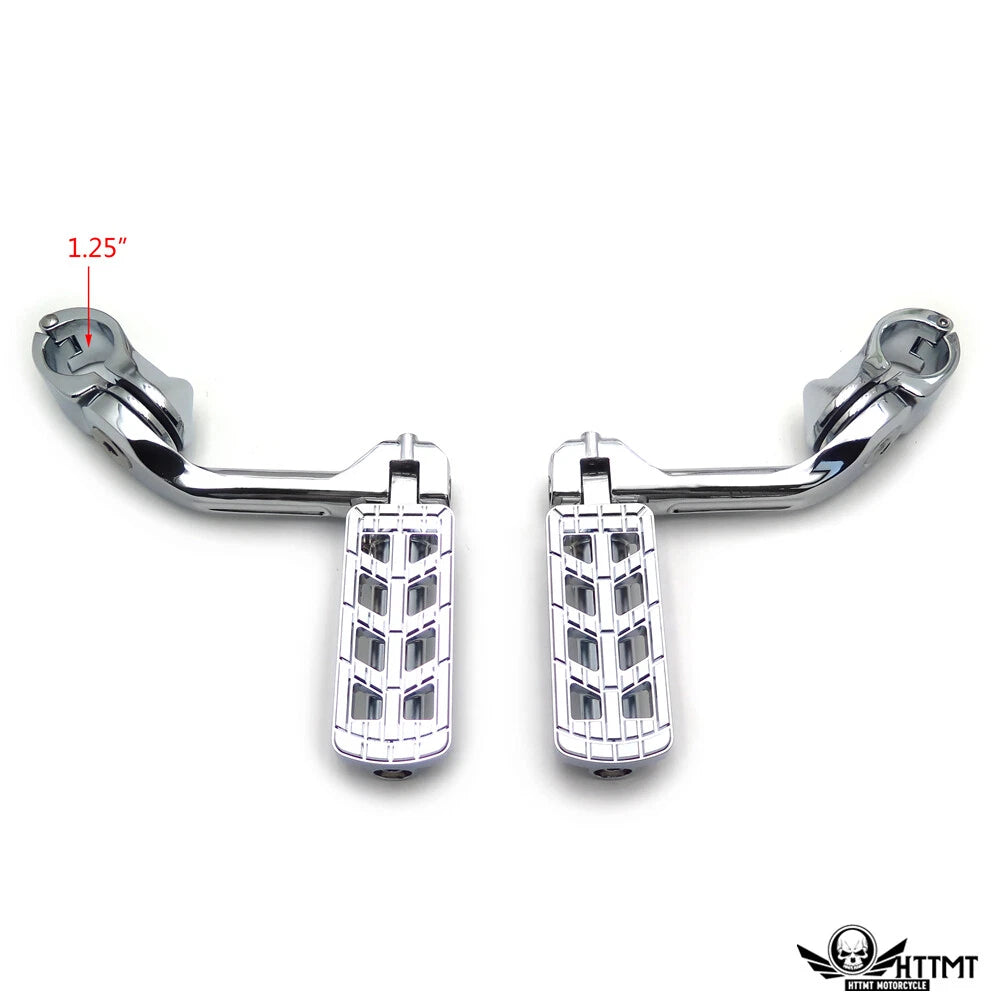 Chrome 5" Dominator CNC FootPeg for Harley Softail