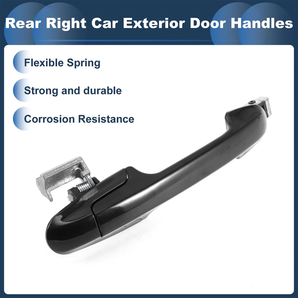 Exterior Door Handle Rear Right Replacement for Honda Accord (2003–2007)