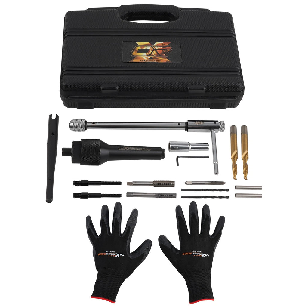 16pcs Glow Plug Extractor Kit for Cylinder Heads (8mm, 10mm)