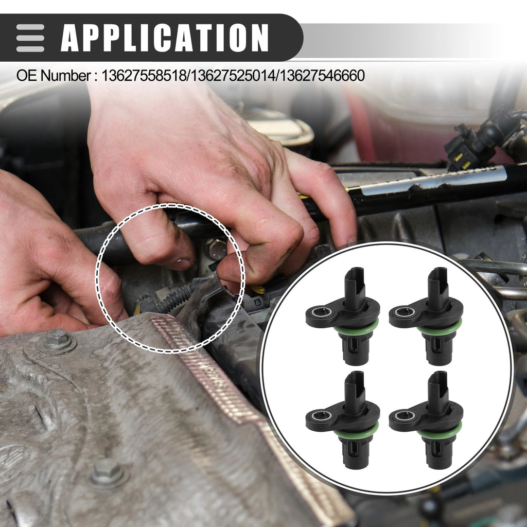 4pcs Camshaft Position Sensor for BMW 435i (2014–2016) OEM Replacement