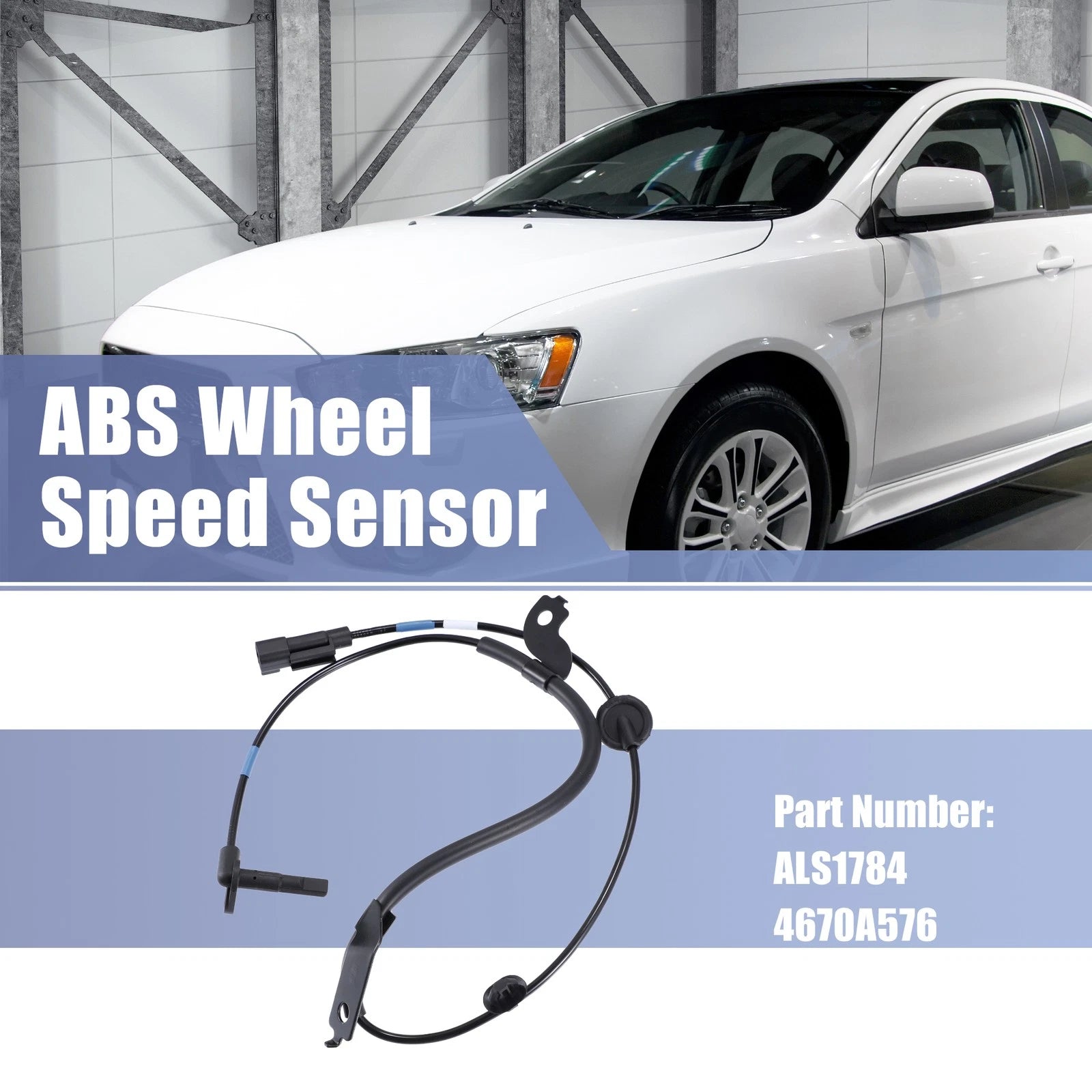 ABS Sensor Front Right Replacement for Mitsubishi Lancer (2008–2017)