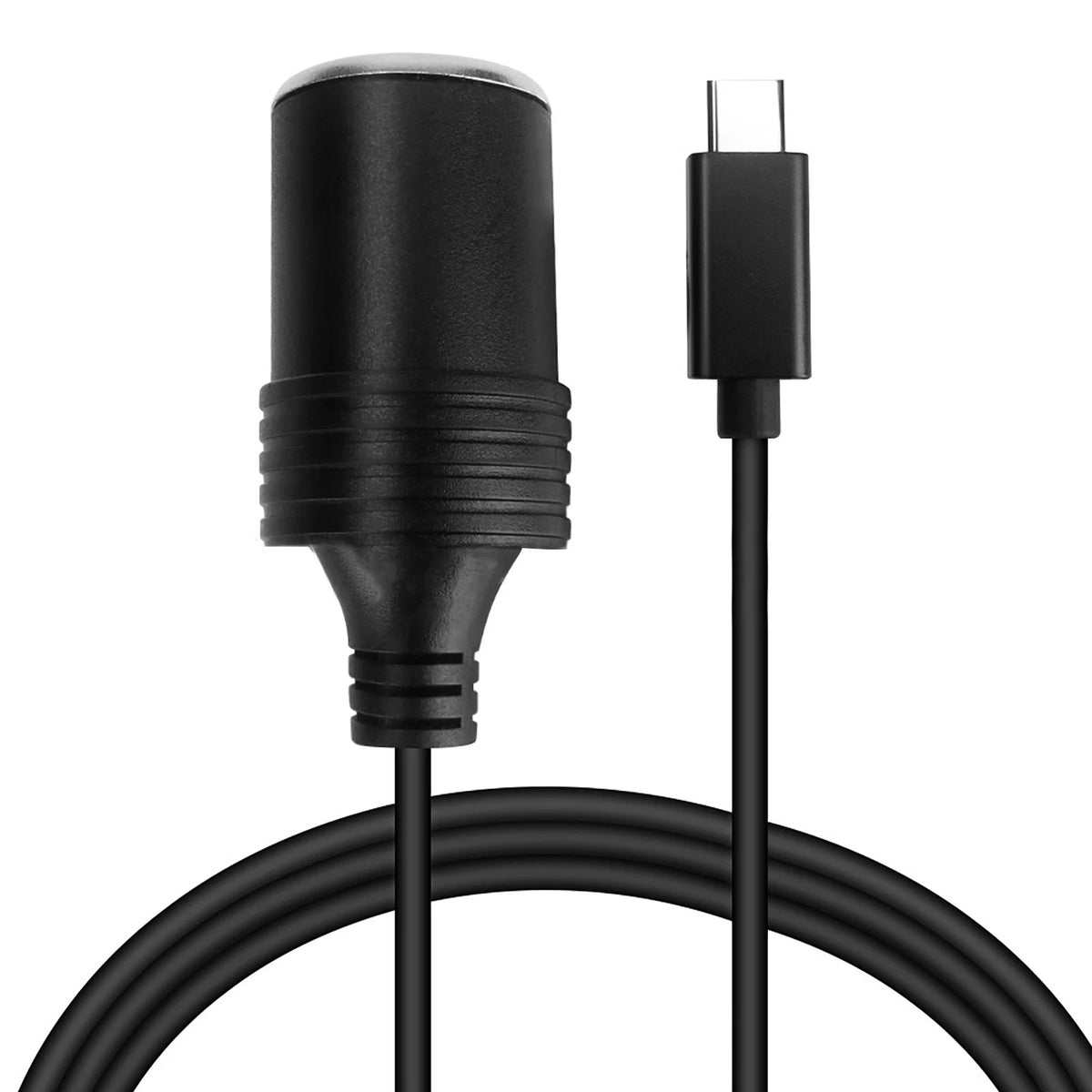 Type C to Car Cigarette Lighter Socket Adapter Plug 45W PD Charger
