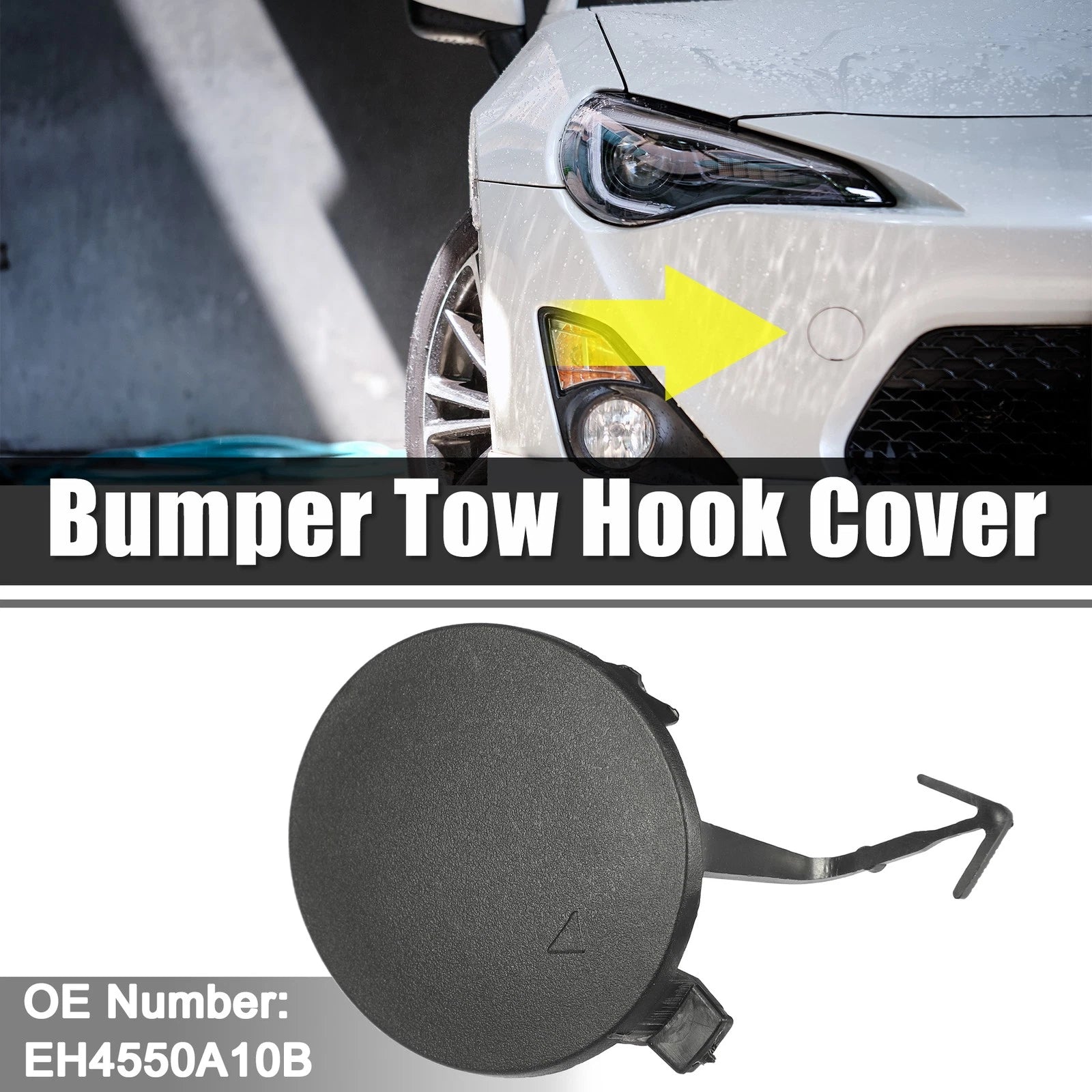 Front Right Tow Eye Hook Cover Cap for Mazda CX-7 (2007–2012)