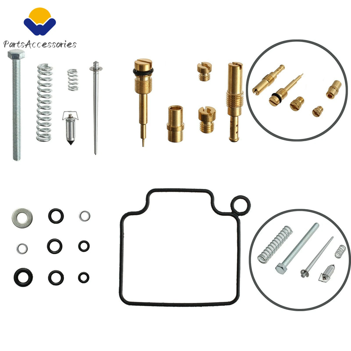 Carburetor Rebuild Kit for Honda Rancher 350 TRX350FE FM (2000–2006)