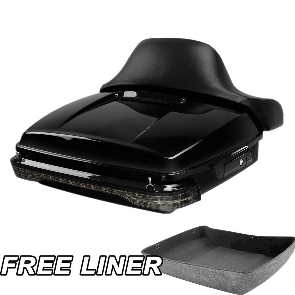 Chopped Trunk Pad Tail Light Mount Rack for Harley Touring (2014–2025)