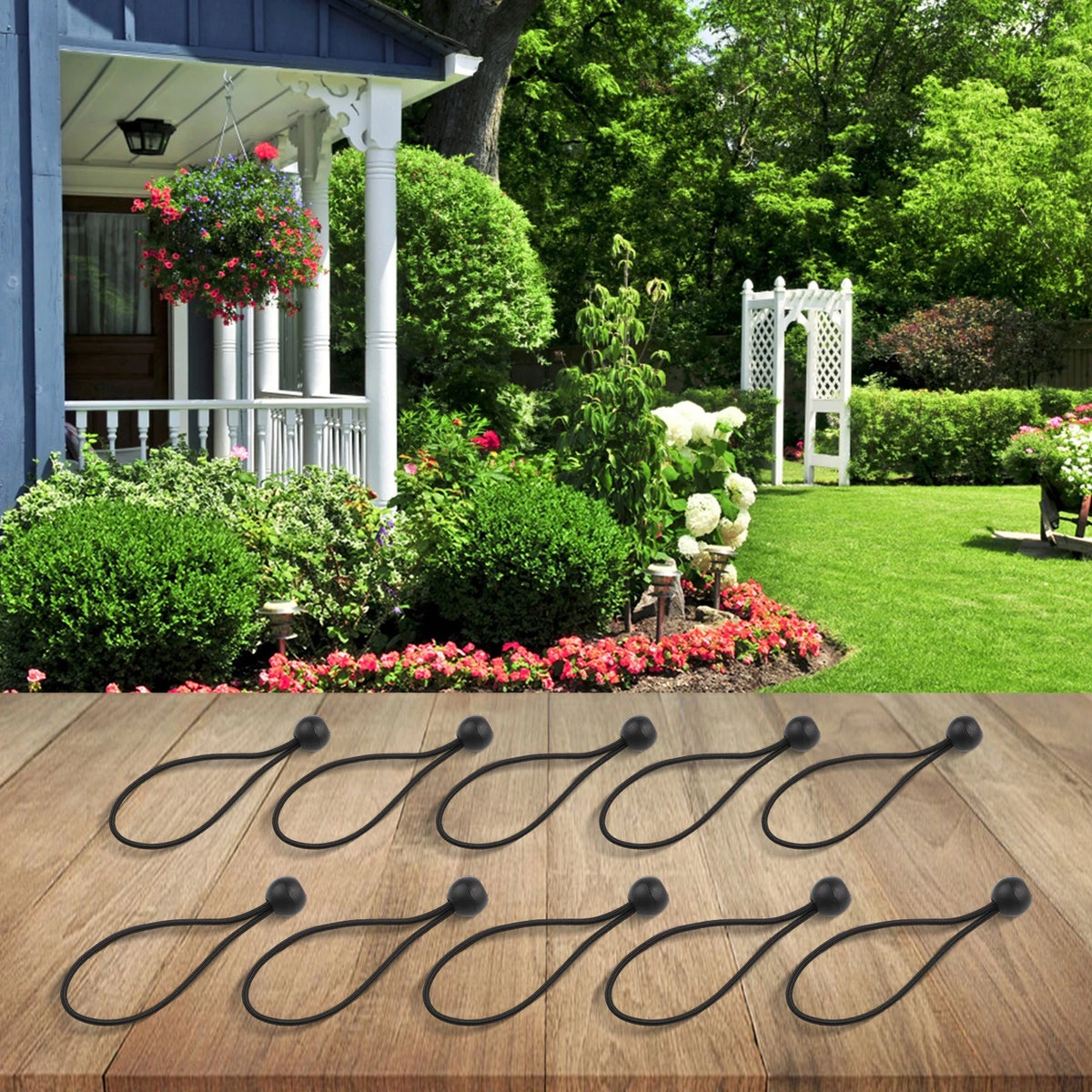 10X Flag Pole Clips for Windsocks and Flags