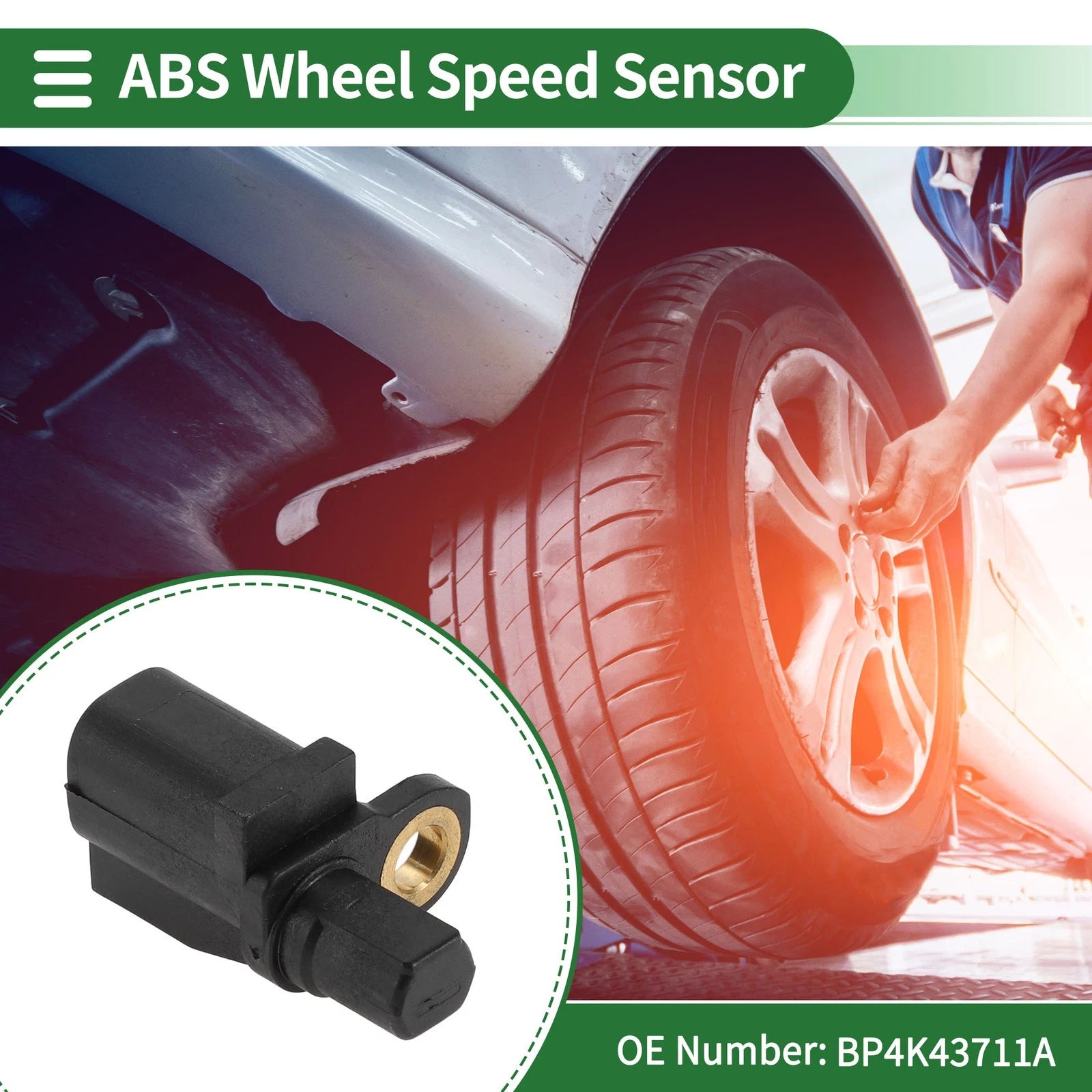 ABS Wheel Speed Sensor No.BP4K43711A for Mazda 3 (2004–2012)
