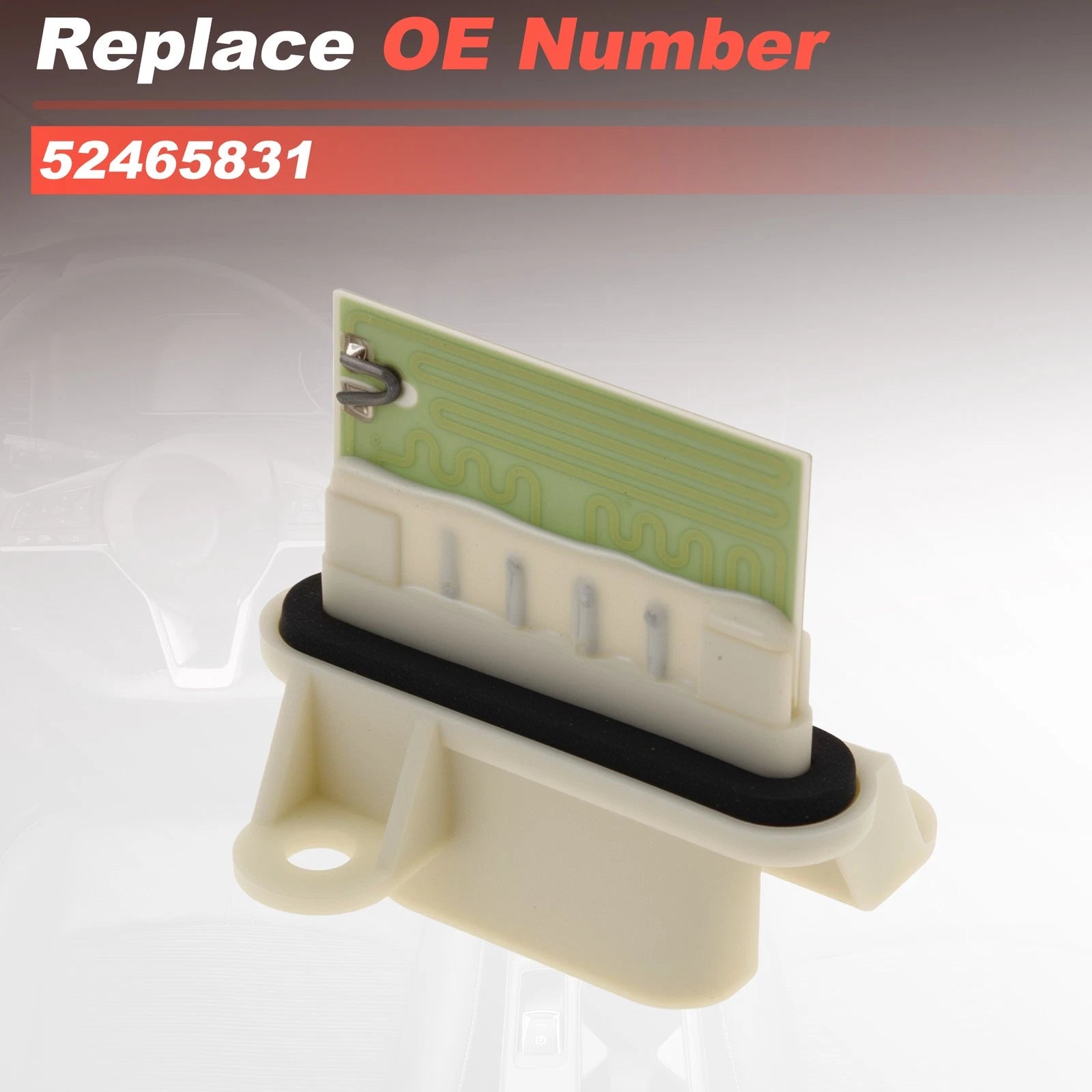Blower Motor Resistor for Cadillac Deville (1996–1999) 52465831