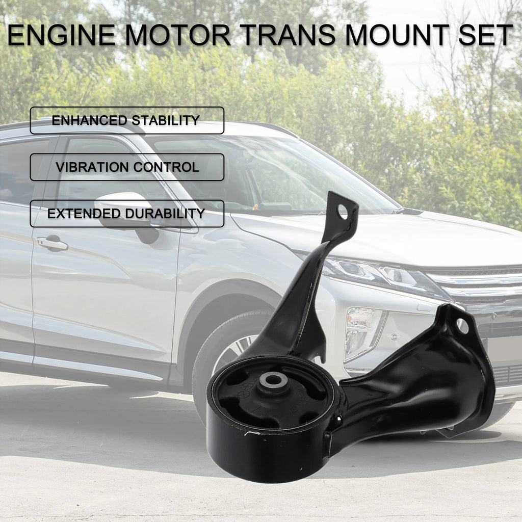 Engine Motor Trans Mount Set Replacement for Mitsubishi Lancer Ralliart (2004–2006)