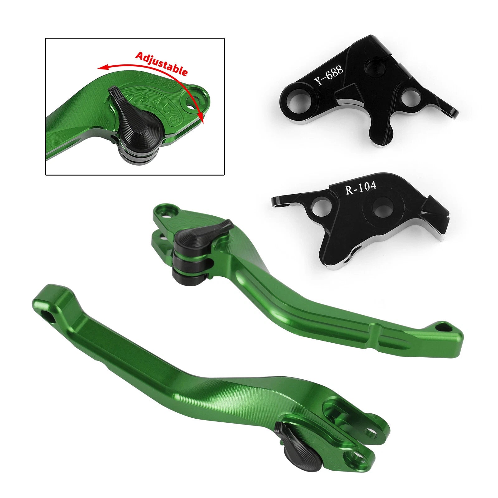 CNC Short Clutch Brake Lever for Yamaha YZF R1 R6 R6S (2000–2023)