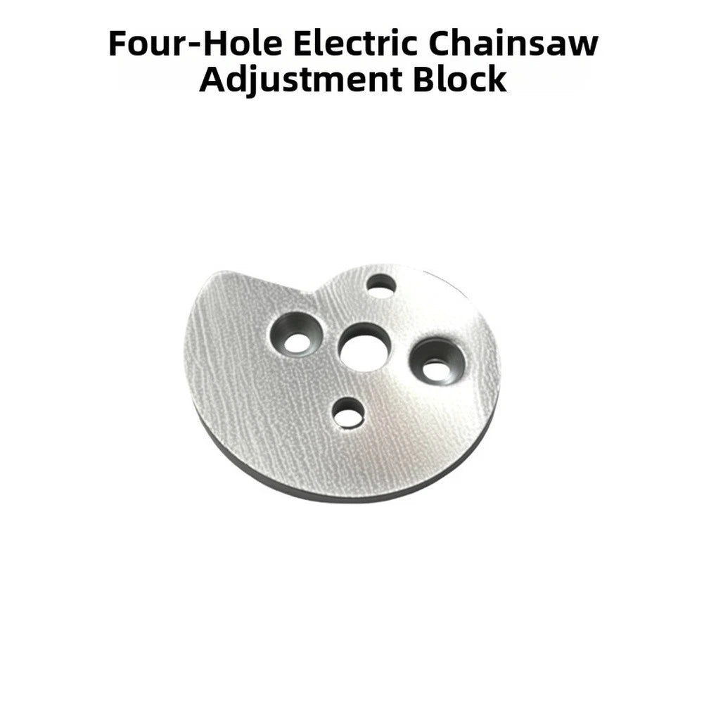 Alloy Adjuster Block for Electric Chainsaws 10 inch & 12 inch 4 Hole Mount
